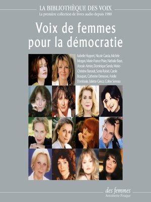 cover image of Voix de femmes pour la démocratie